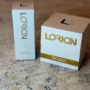 Lorion 24K Gold Infused Eye Cream+Hydrating Neck Serum Luxury Skincare Duo  BNIB